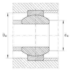 關(guān)節軸承 GE10-FO, 根據 DIN ISO 12 240-1 標準，需維護
