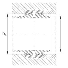 關(guān)節軸承 GE32-LO, 根據 DIN ISO 12 240-1 標準，需維護